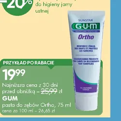 GUM Ortho pasta do zębów