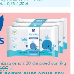 LIFE BABY'S PURE AQUA 99% chusteczki nawilżane