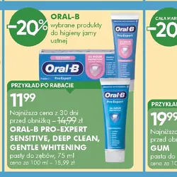 ORAL-B PRO-EXPERT SENSITIVE, GENTLE WHITENING pasta do zębów