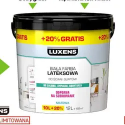 Emulsja biała LUXENS FARBA LATEKSOWA