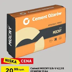 Cement MOCNY II/A-V 42,5 R OŻARÓW 25 kg