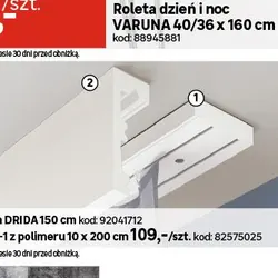 Szyna PCV dwutorowa DRIDA 150 cm