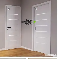 Skrzydło przesuwne SYRION białe 80 cm