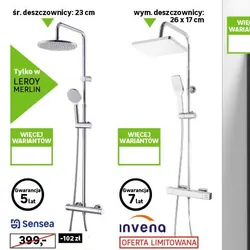 Kolumna z baterią termostatyczną ESSENTIAL