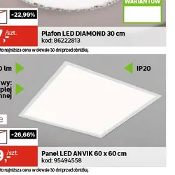 Panel LED ANVIK 60 x 60 cm