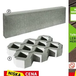 Krawężnik betonowy 6 x 20 x 100 cm