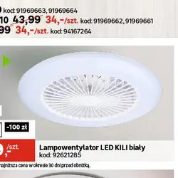 Lampowentylator LED KILI biały