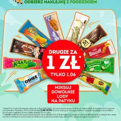 Lody na patyku (różne rodzaje)