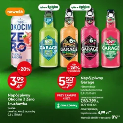 Napój piwny Okocim 3 Zero truskawka