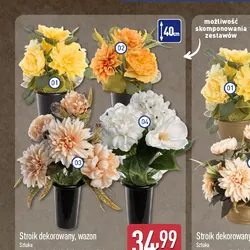 Stroik dekorowany, wazon