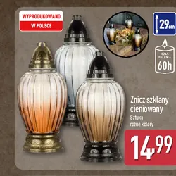 Znicz szklany cieniowany