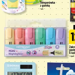 Zakreślacze mini pastelowe 6 kolorów