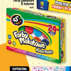 Farby plakatowe 24 kolory
