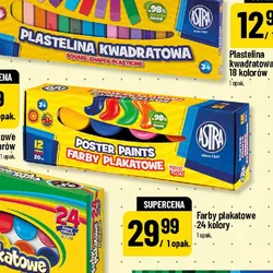 Farby plakatowe 12 kolorów