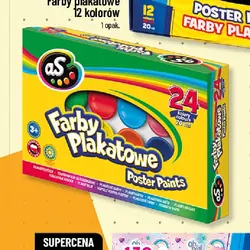 Farby plakatowe 24 kolory