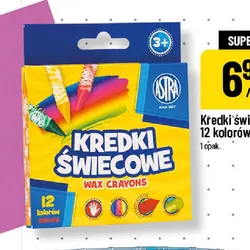 Kredki świecowe 12 kolorów