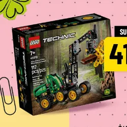 Harwester kołowy Lego John Deere