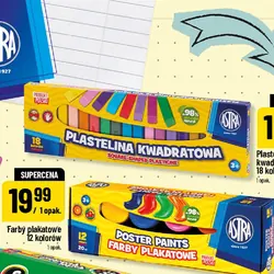 Plastelina kwadratowa 18 kolorów