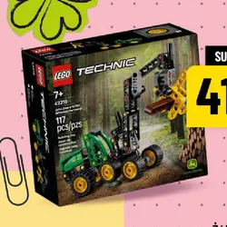 Harvester kołowy Lego John Deere