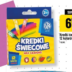Kredki świecowe 12 kolorów