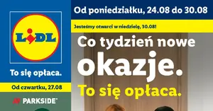 Nowa gazetka Lidla (24.08–30.08): 7 hitów, które musisz zobaczyć zanim znikną