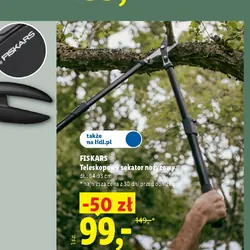 Teleskopowy sekator nożycowy
