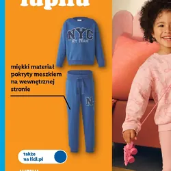 Zestaw dziecięcy: bluza dresowa i spodnie lub legginsy