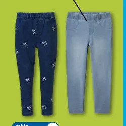Jegginsy dziecięce z bawełną