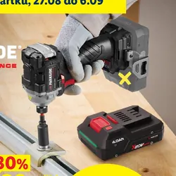 PARKSIDE PERFORMANCE Akumulatorowa zakrętarka udarowa 20 V z akumulatorem smart 4 Ah