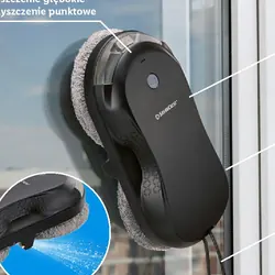 Robot do mycia okien z funkcją spryskiwania
