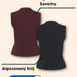 Top damski z bawełną