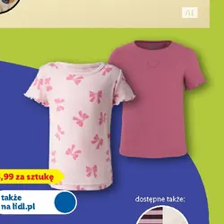 T-shirty dziecięce z bawełną, 2 sztuki