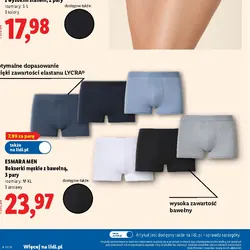 Bokserki męskie z bawełną, 3 pary