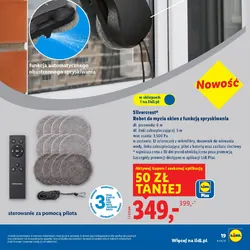 Robot do mycia okien z funkcją spryskiwania