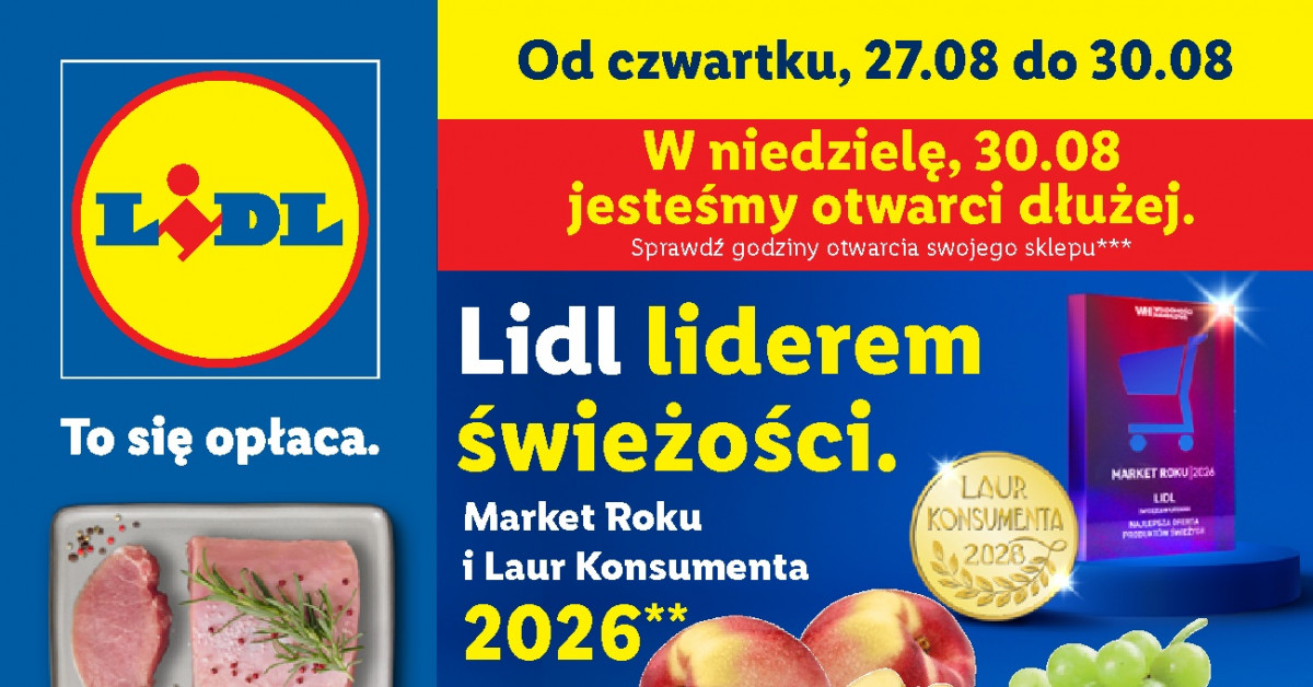 Gazetka Lidl 27.08–30.08: Nie uwierzysz, jakie hity znalazły się w tej edycji!