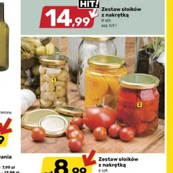 Zestaw słoików z nakrętką