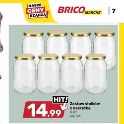 Zestaw słoików z nakrętką