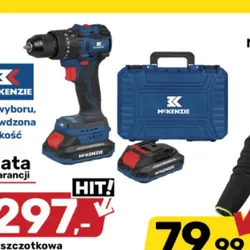 Bezczotkowa wiertarko-wkrętarka udarowa McKenzie