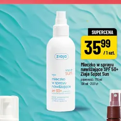 Mleczko w sprayu nawilżające SPF 50+ Ziaja Sopot Sun