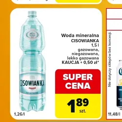 Woda mineralna Cisowianka