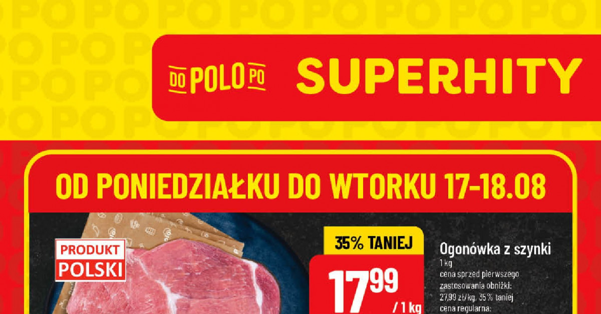 10 promocji, które MUSISZ złapać w POLOmarket (winogrona za 5,99 i ziemniaki za 0,99!)