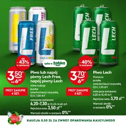 Piwo lub napój piwny Lech Free, napój piwny Lech