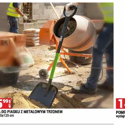 Łopata do piasku z metalowym trzonem