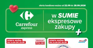 Nowa gazetka Carrefour (22.09–28.09). Co warto kupić? Szybkie podsumowanie najlepszych okazji!