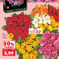 LEGO BOTANICALS Bukiet różowych róż 10374