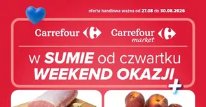 Nowa gazetka Carrefour (27.08–30.08) — 7 promocji, których nie możesz przegapić!