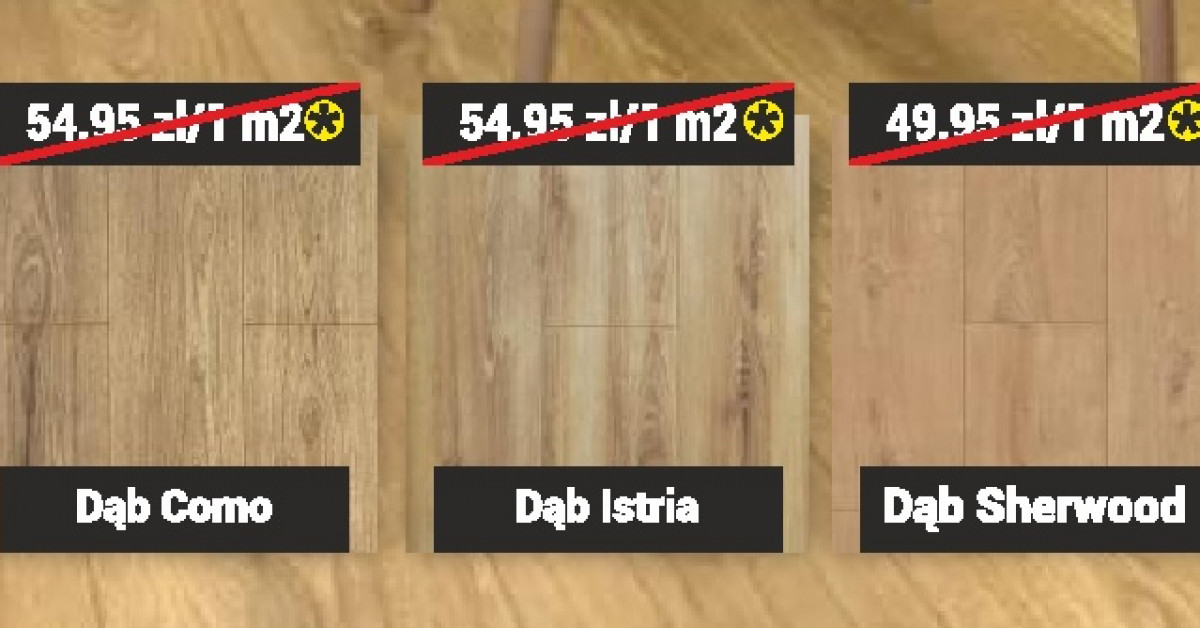 Luksus w niższej cenie: Panele DĄB ISTRIA teraz za 44,95 zł (wcześniej 54,95 zł)