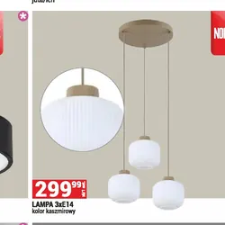 LAMPA 3xE14 kolor kaszmirowy