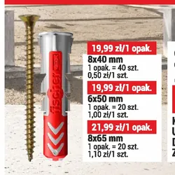 Kołki uniwersalne Duopower z wkrętem