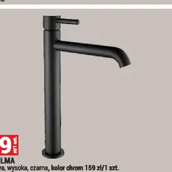 Bateria Ilma umywalkowa, wysoka, czarna